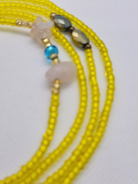 Sunflower and rose quarts