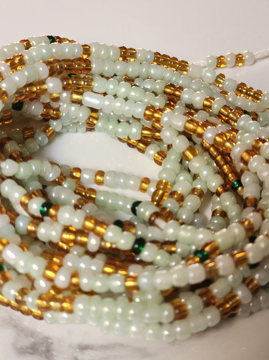 Light green and gold