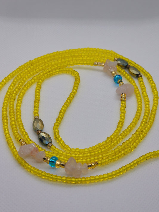 Sunflower and rose quarts