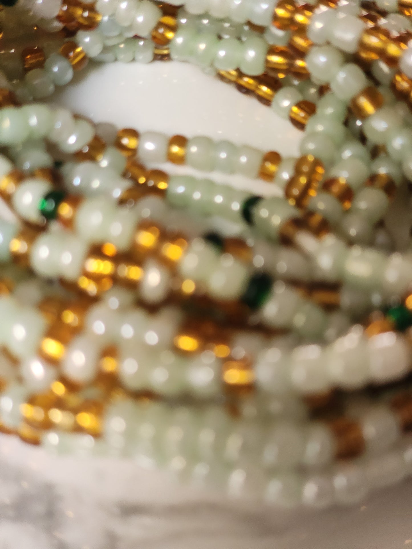 Light green and gold