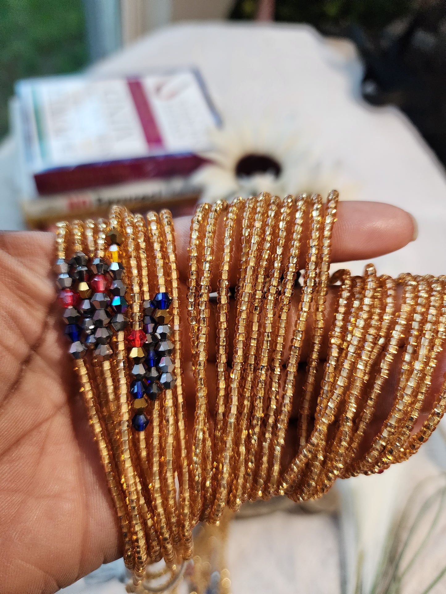 Gold with jewels