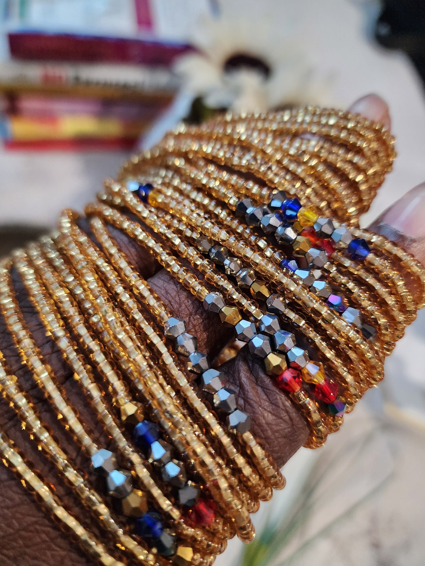 Gold with jewels